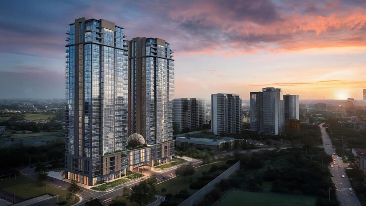 My Home Commercial Projects in Bangalore , artist impression
