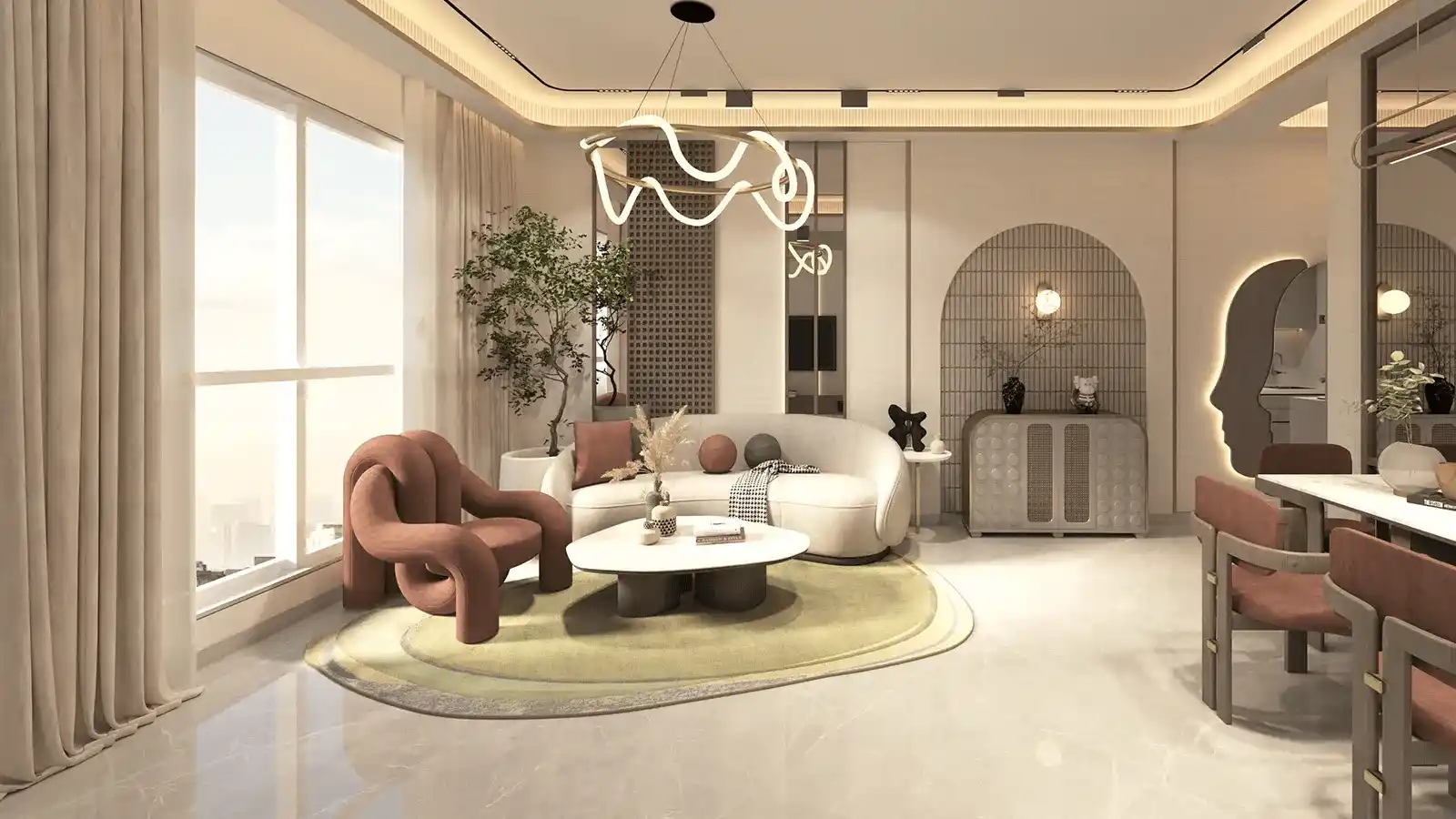 Spacious Living Room at My Home Konadasapura