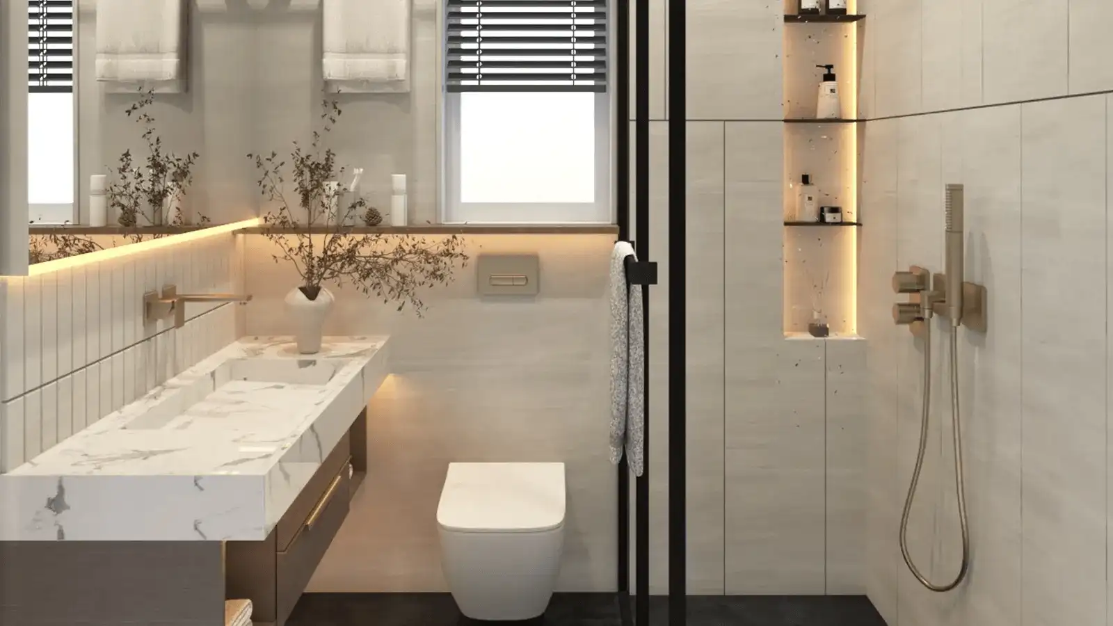 Luxurious Bathroom at My Home Konadasapura