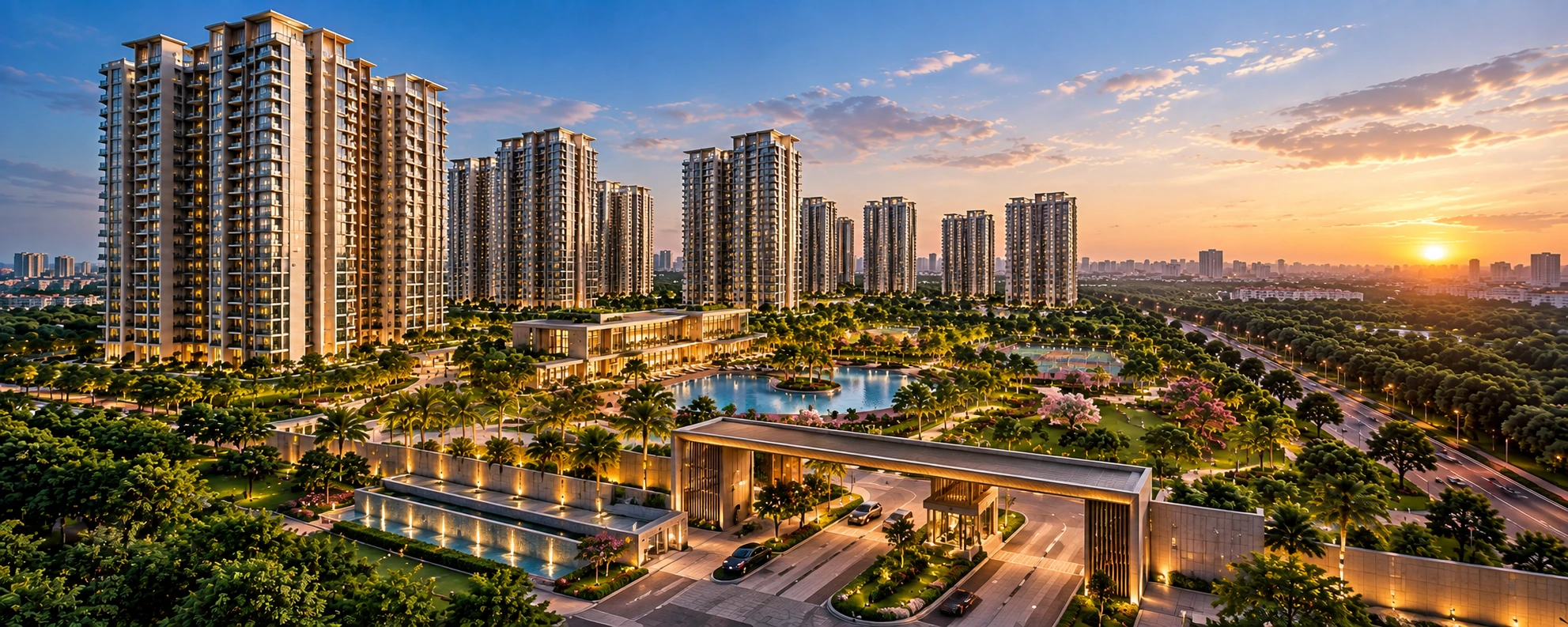 My Home Whitefield–Hoskote Road - 53 Acre Township with 27 Towers in Whitefield